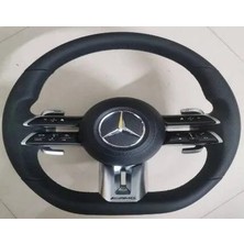 OTOLAS Mercedes 2021 W206, W213,  W447, W167, X253, W177 Airbag Hediyeli Deri Direksiyon  Modelleri ile Uyumludur.