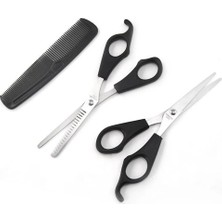 Najmaddin Kuaför Seti Saç Kesme ve Inceltme Makası Tarak Hediye 3lü Set Najmaddin Ynt