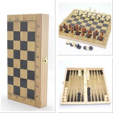 Najmaddin Ahşap Satranç ve Tavla Seti ALK4243 Najmaddin Ynt