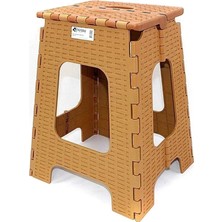 Najmaddin Katlanır Rattan Tabure Büyük Tedarik Najmaddin