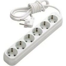 Najmaddin 6'lı 2 mt Düz Topraklı Grup Priz ROYALEKS-81835 Tedarik Najmaddin