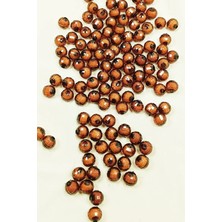 Najmaddin Dünya Boncuk Içten Boncuklu Bileklik Çanta Boncuğu 10 mm 50 gr Kahverengi - BNC462 Te