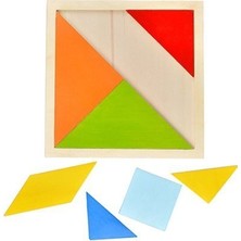 Najmaddin Happy Junior Montessori Eğitici Oyuncak Tangram Sepeti Najmaddin
