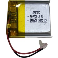 Toptan Bulurum Sertec 502020 3.7V 150MAH Lipmer Pil (DEVRELI/1.5A)