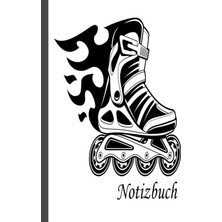 Delixa Rollschuh Notizbuch: Rollschuh Notizbuch Breit Liniert, Liniertes Papier-Notizbuch Für Schule, Stude