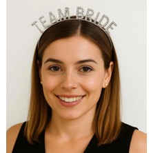 Pileli Store Gümüş Renk Team Bride Taç Plastik – Gelin ve Nedime Tacı