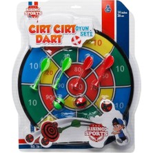 Pileli Store 36789 Cırt Cırt Dart -  Iğnesiz Dart Seti 36 cm