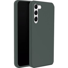 SiHako Galaxy S24 Kılıf First Silikon - Koyu Yeşil