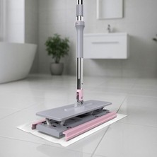 Delixa Click Mop Paleti 4xl Büyük Palet 32CM, 8 Adet Bez Hediyeli, Asansörlü Mekanizma Çok , Tembel El Değm