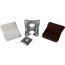 Bigelal Beyaz Dolap Askı Elemanı L Tipi