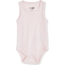 Hellobaby Kız Bebek Jakarlı Body Çıtçıtlı Bisiklet Yaka Sleeveless