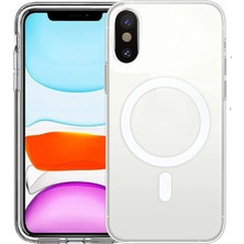 IPHONE x Şeffaf Magsafe Kılıf Mtl Safe