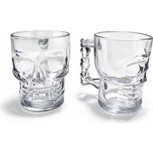 Uravas Store 2'li Cam Kurukafa Kupa Bardak Seti ALK2148