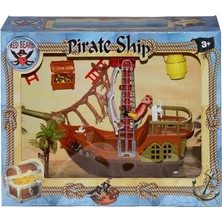 Uravas Store Korsan Oyun Seti Beyaz Yelkenli Oyuncak