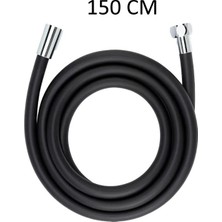 Siyah Pvc Duş Hortumu 150 Cm