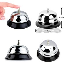 Uravas Store Resepsiyon Zili - Masa Zili Otel Resepsiyon Görevli Çağırma Çanı Gümüş