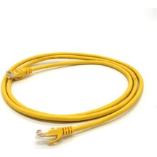 Vcom NP611B-Y-2.0 Cat6 2.0MT Sarı Utp Patch Kablo