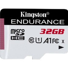 Kingston SDCE-32GB 32GB microSDHC Endurance 95R-30W C10 A1 UHS-I Card Only Hafıza Kartı