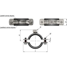 Uravas Store Somunlu Boru Kelepçesi 1 1/4