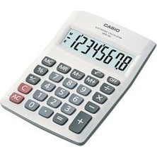 Casio MW-5V-WE 8 Hane Beyaz Masa Üstü Hesap Makinesi