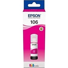 Epson 106 Magenta Kırmızı Şişe Mürekkep T00R340 L7160-7180