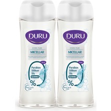 Duru Micellar H2O Duş Jeli 2 x 450 ml Paraben ve Silikon İçermeyen Etkili Temizlik
