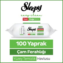 Sleepy Pine Yüzey Temizlik Havlusu mendili Çam Ferahlığı 100 Yaprak