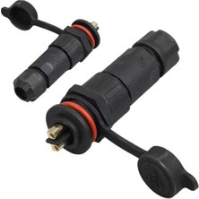 IC-266M 16MM Su Geçirmez Konnektör Şase Seyyar Takım 2 Pin