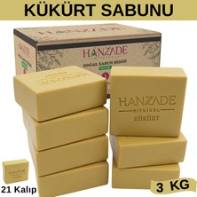 Hanzade Bitkisel Doğal El Yapımı Hatay Kükürtlü Sabun Kükürt Sabunu 3 Kg