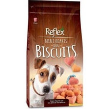 Reflex 350 gr Renkli Kalp Köpek Ödülü Eğitim Amacıyla Kullanılabilen Lezzetli Bisküvi