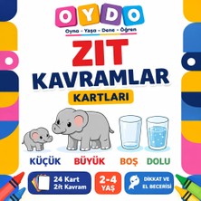 Oydo Kelime Kartları Zıt Kavramlar