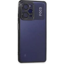 Poco X5 5g Kılıf Lensli Silikon - Siyah