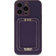 Iphone 14 Kılıf Coco Elit Kapak - Derin Mor