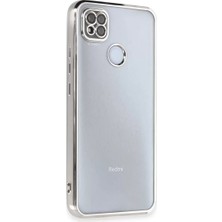 Redmi 9c Kılıf Lensli Silikon - Gümüş