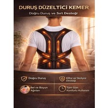 Ankaflex Duruş Düzeltici Balenli Medikal Korse Dik Duruş Korsesi