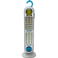 TeknoKapsül V-005 42 Ledli+Fener Solar Güneş Panelli Güçlü Ledli Şarjlı Işıldak