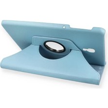 Galaxy T590 Tab A 10.5 Kılıf 360 Tablet Deri Kılıf - Turkuaz