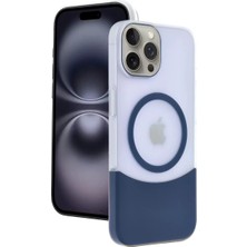 Iphone 15 Velar Magsafe Kapak - Lacivert