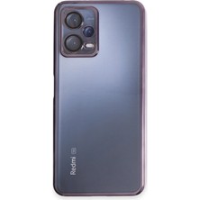 Redmi Note 12 5g Kılıf Lensli Silikon - Mor