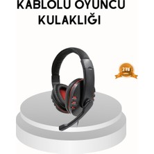 Profesyonel Kulaklık – Mikrofonlu Yumuşak Pedli Stereo Ses Kalitesi Tere Dayanıklı