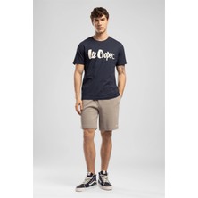 Lee CooperLacivert Erkek %100 Pamuk T-Shirt 262 LCM 242004 LONDONLOGO LACİVERT