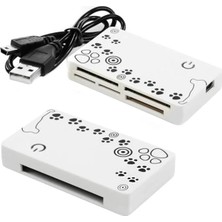 Narita HT-02A USB 2.0 Support Sd-Mmc-Mini Sd-T Flash-Ms-Ms All In One Çoklu Kart Okuyucu