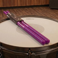 Midex GFK-801PU 5A Bateri Baget Kırılmaz Polyemid Mor Davul Bageti 5A Drumsticks