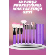 Uravas Store 12 Parça Profesyonel Makyaj Seti Yumuşak Kıllı Yüz Göz Makyajına