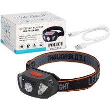 Epilons Police Ps-2361 Şarjlı Kafa Feneri