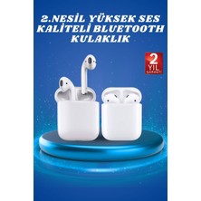 2.nesil Yeni Model Tws Bluetooth Kulaklık Dokunmatik Yüksek Ses Kaliteli