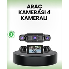 Gps’li 4 Kameralı Araç Iç Dış Kayıt Sistemi 1080P Wifi Destekli