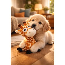 AFP Ultrasonik Zürafa Peluş Köpek Oyuncağı 23,5x17x8,5 cm