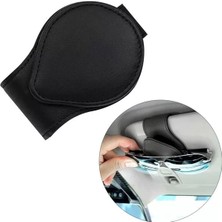 Araba Araç Gözlük Ruhsat Tutucu Mıknatıslı Askı Mandal Klips (Güneşliğe Takılır)