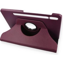 Galaxy T860 Tab S6 10.5 Kılıf 360 Tablet Deri Kılıf - Mürdüm